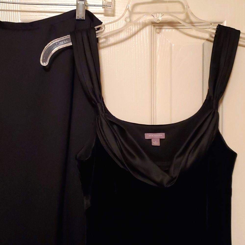 Velvet & Silk Ann Taylor formal 2pc dress